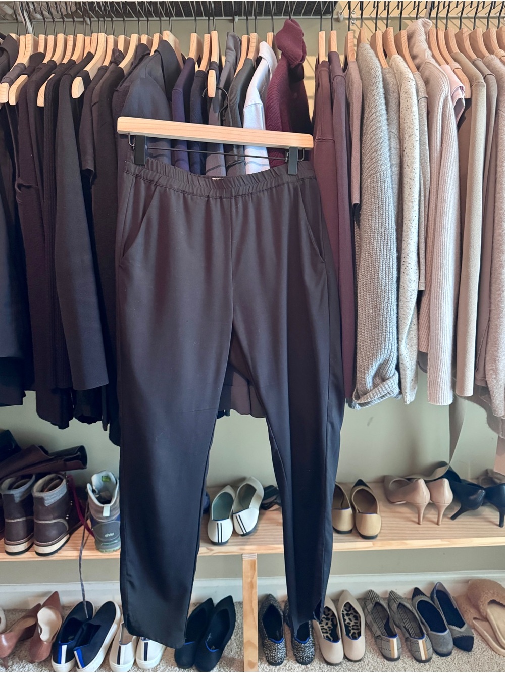 Marine Layer Allison Black Pants